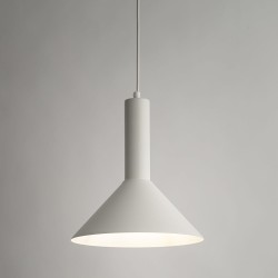 Vitrum stożek biały- lampa wiszaca  w nowoczesnym stylu, minimalistyczna klosz (2).jpg