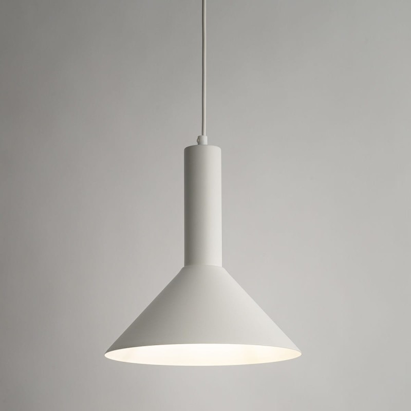Vitrum stożek biały- lampa wiszaca  w nowoczesnym stylu, minimalistyczna klosz (2).jpg