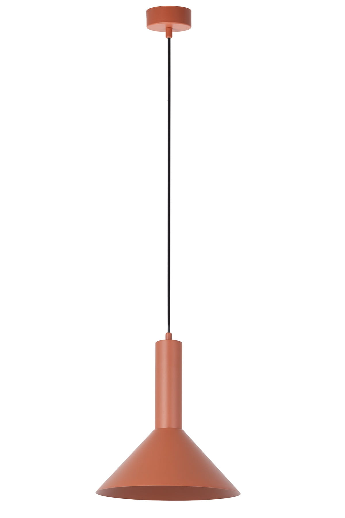Vitrum stożek ceglany - minimaliztyczna lampa wisząca do kuchni.jpg