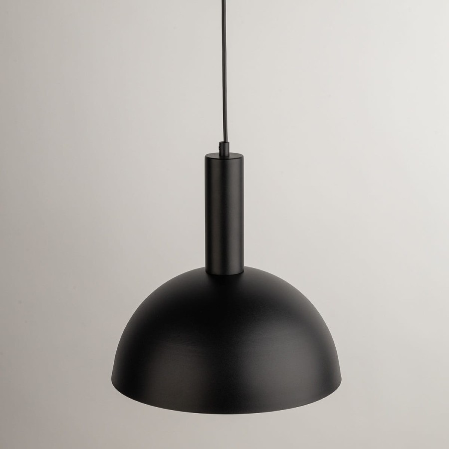 VITRUM zwis kopuła M czarny-minimalistyczna lampa wisząca pojedyncza klosz (2).jpg