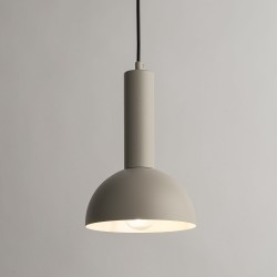 Vitrum zwis kopuła S szary beż - lampa wisząca metalowa.jpg