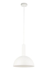 Vitrum kopuła M biały, lampa wisząca do minimalistycznej jadalni i kuchni.jpg