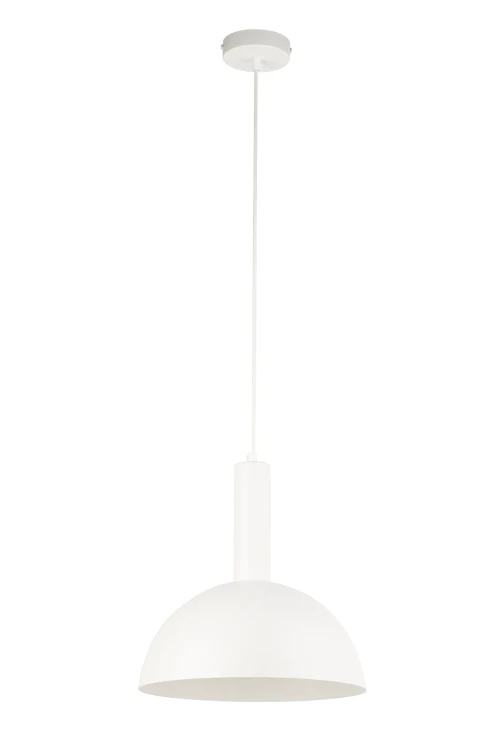 Vitrum kopuła M biały, lampa wisząca do minimalistycznej jadalni i kuchni.jpg