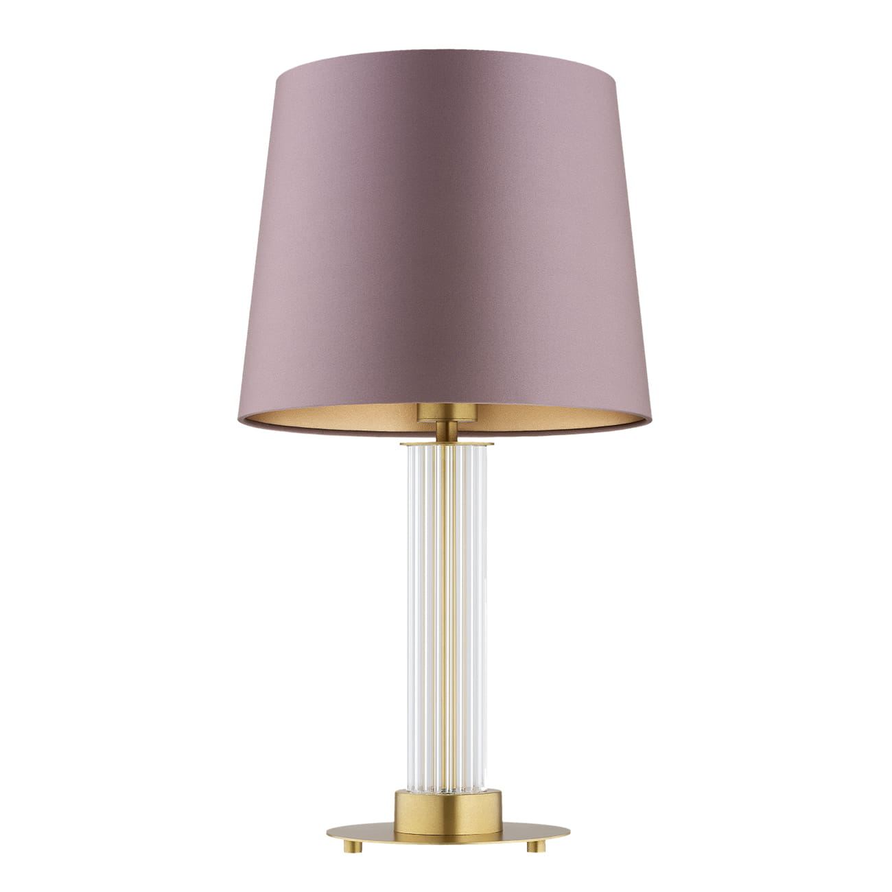 Hampton  designerska lampka na stolik nocny, abażur brudny róż.jpg