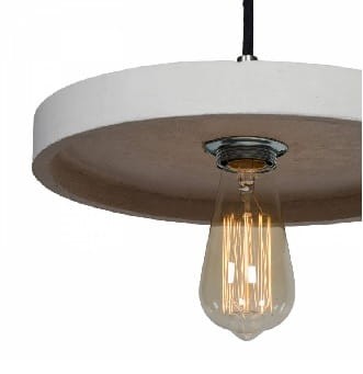 Industrialna betonowa lampa wisząca PRIMITIVO