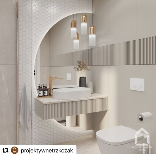 Pojedyncza lamp wisząca - Burgos Złota mleczne szkło aranżacja.jpg