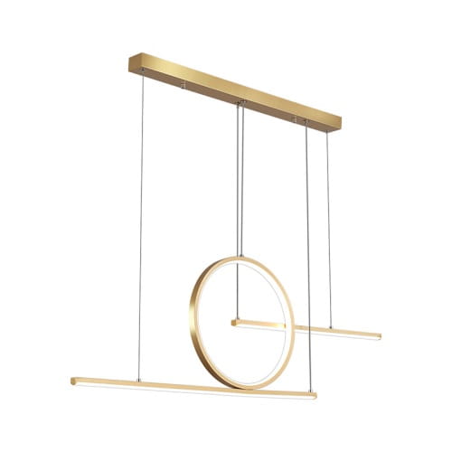 Nowoczesna lampa wisząca LED – Lidea złota, z regulacją barwy światła, delikatne, nastrojowe oświetlenie stołu w jadalni i kuchni.jpg