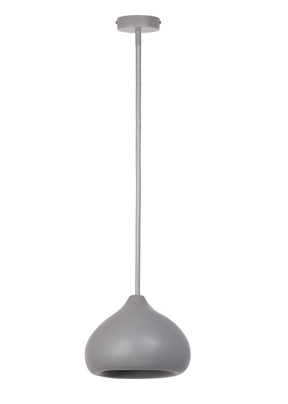 Lampa wisząca - MAURO S 26 cm, kolor szary, organic design w tylu Gaudiego.jpg