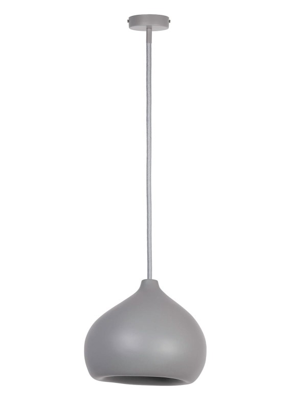 Lampa wisząca - MAURO M 32cm, kolor szary, organic design w tylu Gaudiego.jpg