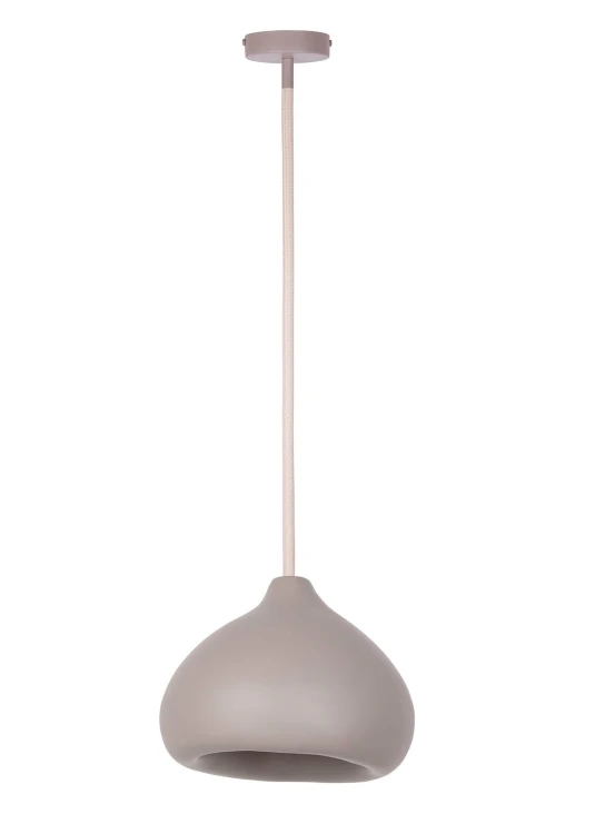 Lampa wiszaca Mauro S 26 cm, kolor taupe, lampa do sypialni.jpg