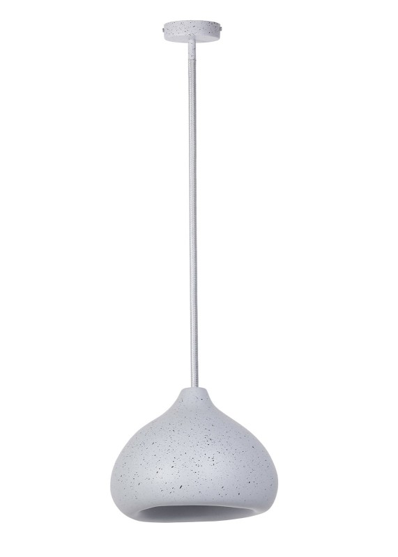 Lampa wiszaca Mauro S 26 cm, kolor szara nakrapiana, lampa do kuchni loftowej.jpg