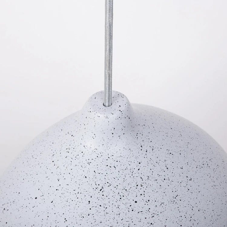 Lampa wiszaca Mauro S 26 cm, kolor szara nakrapiana, lampa do kuchni, klosz.jpg