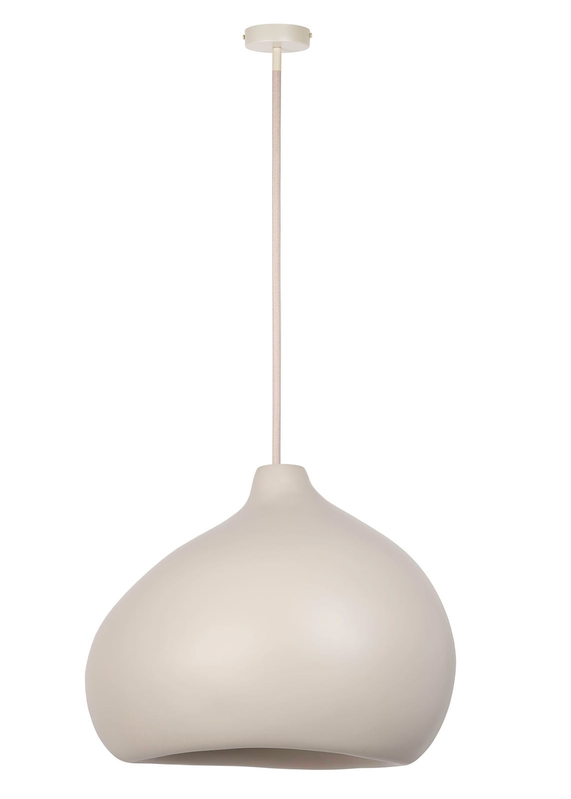 Lampa wiszaca Mauro Sigma L 47 cm, kolor beżowa, lampa do jadalni.jpg