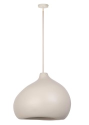 Lampa wiszaca Mauro Sigma L 47 cm, kolor beżowa, lampa do jadalni.jpg