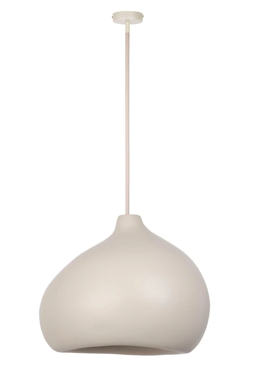 Lampa wiszaca Mauro Sigma L 47 cm, kolor beżowa, lampa do jadalni.jpg