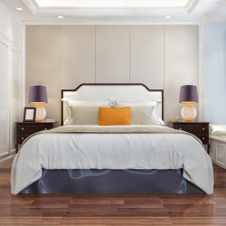 lampka nocna w stylu art deco Hamilton, szkło ryflowane miodowe. abażur fioletowo śliwkowy.jpg
