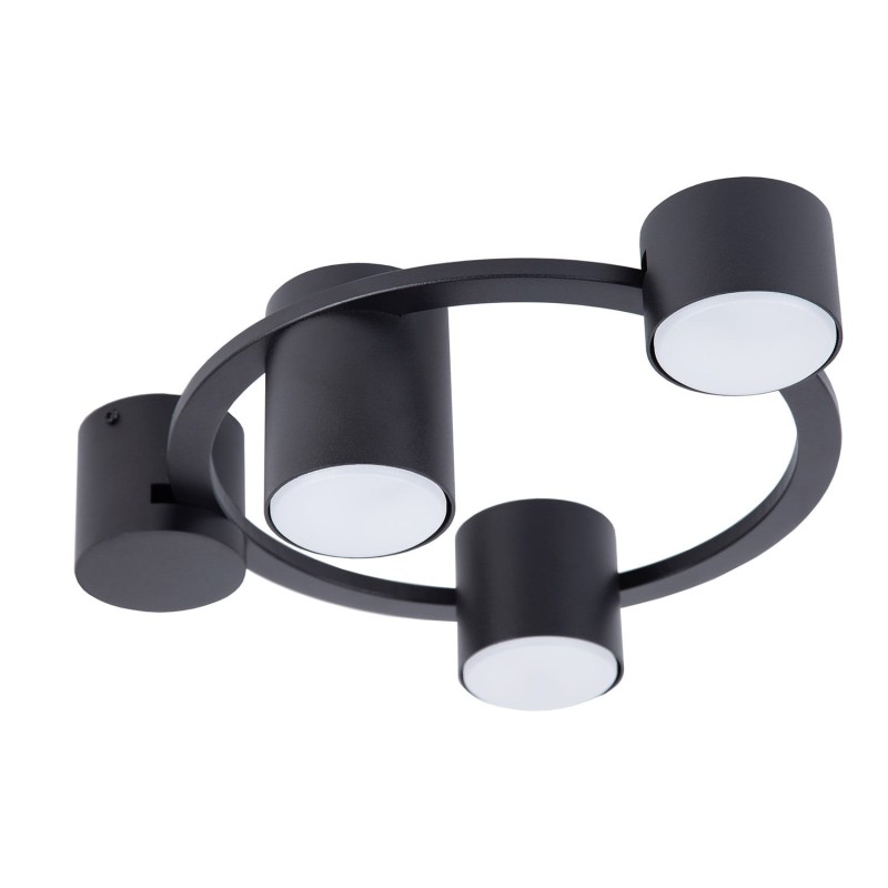 Lampa sufitowa Kodo Sigma Plafon Czarna – nowoczesne oświetlenie do niskich pomieszczeń.jpg