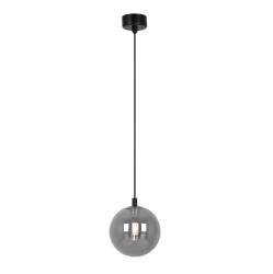 Pojedyncza lampa wiszaca Dori, klosz pojedynczy szklana kula, kolor grafitowy, żarówka G9.jpg