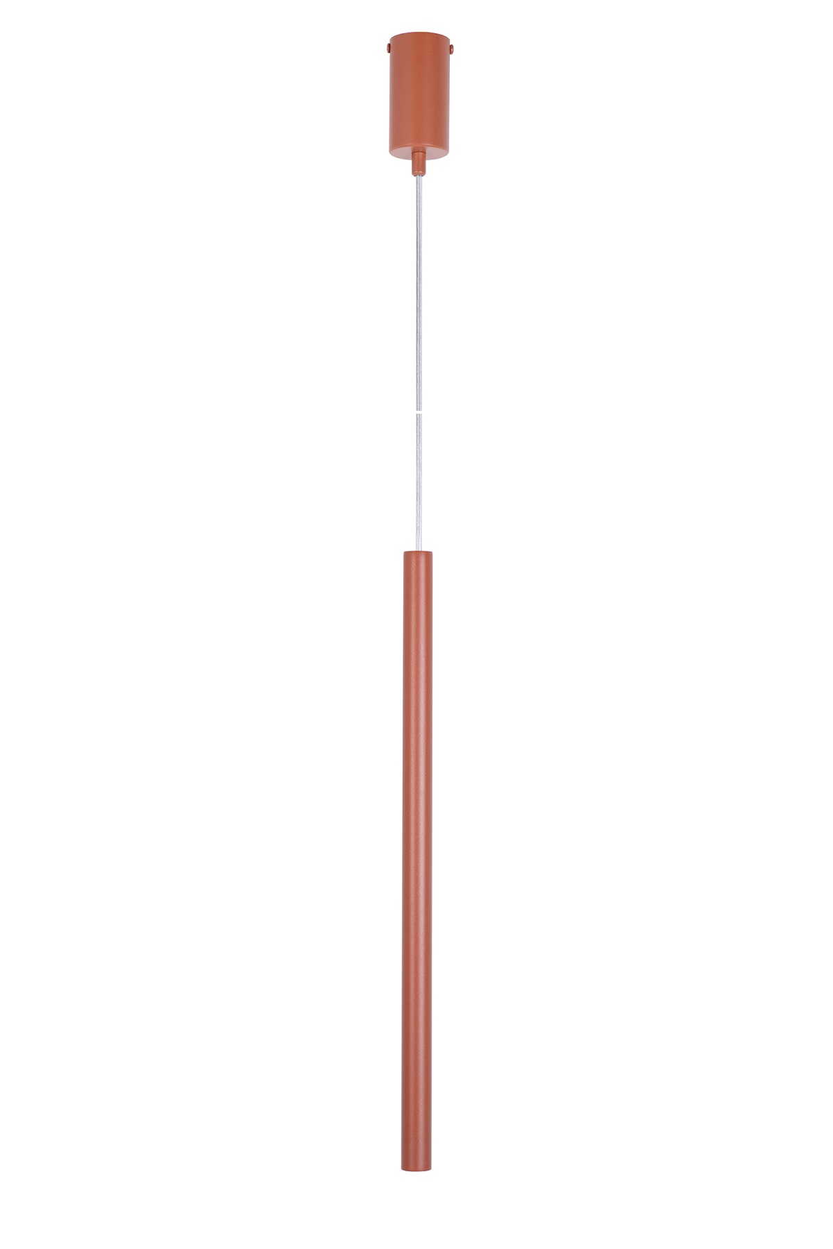 Lampa wisząca pojedyncza Sopel ceglany – elegancja w minimalistycznej formie.jpg