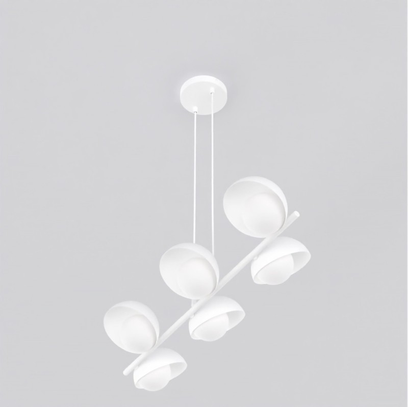 Designerska biała lampa Boom 6 oświetlenie sufitowe z regulacją wysokości.jpg
