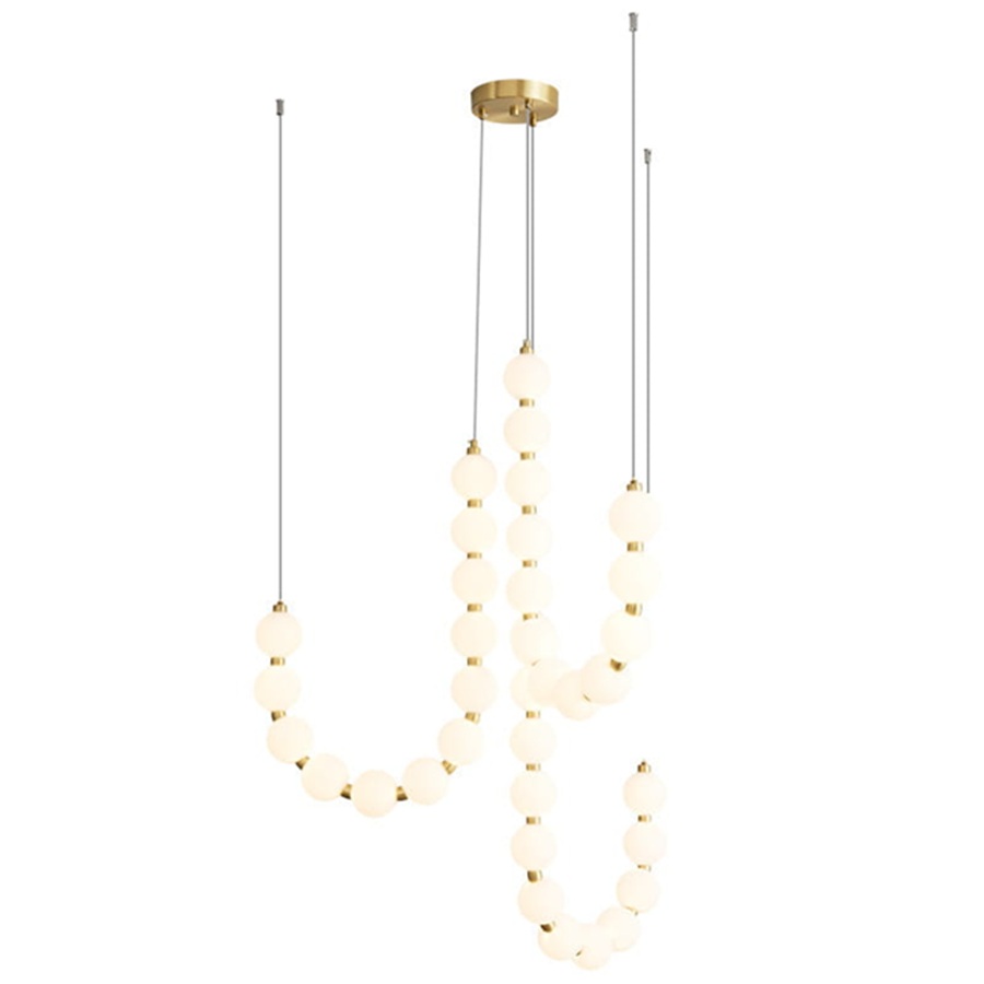 Twiny Antresola potrójna lampa wisząca, żyrandol do wysokich pomieszczeń.jpg