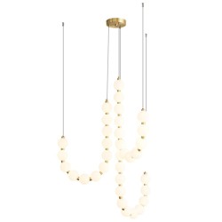 Twiny Antresola potrójna lampa wisząca, żyrandol do wysokich pomieszczeń.jpg