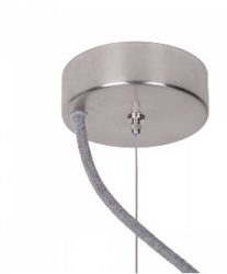 SFERA L betonowa lampa sufitowa, średnica 47 cm
