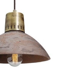 KORTA 3 industrialna betonowa lampa wisząca