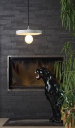 Industrialna betonowa lampa wisząca PRIMITIVO