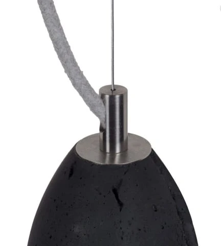 KOBE 2 betonowa lampa sufitowa, wysokość 29 cm