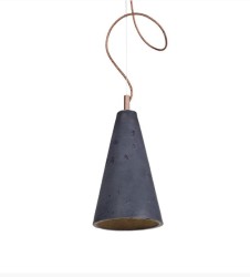 KOBE 2 betonowa lampa sufitowa, wysokość 29 cm