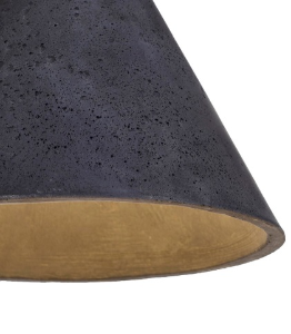 KOBE 3 betonowa lampa sufitowa, wysokość 21 cm