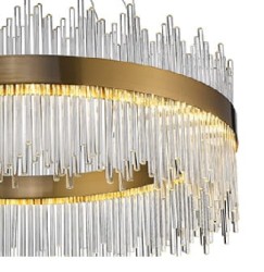 Dora Cristal  60cm żyrandol kryształowy LED