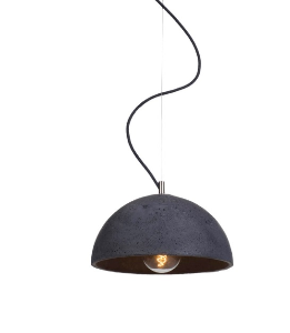 SFERA M betonowa lampa sufitowa, średnica 32 cm