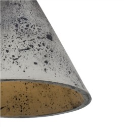 KOBE 2 betonowa lampa sufitowa, wysokość 29 cm