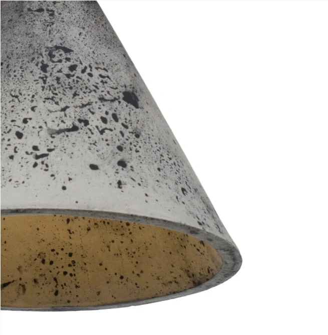 KOBE 2 betonowa lampa sufitowa, wysokość 29 cm