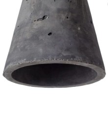 KOBE 2 betonowa lampa sufitowa, wysokość 29 cm