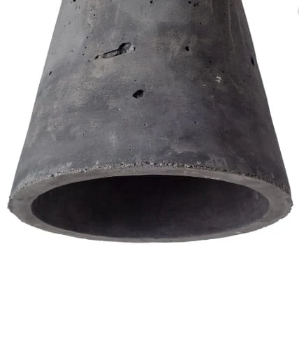 KOBE 2 betonowa lampa sufitowa, wysokość 29 cm