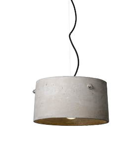 TALMA betonowa lampa sufitowa