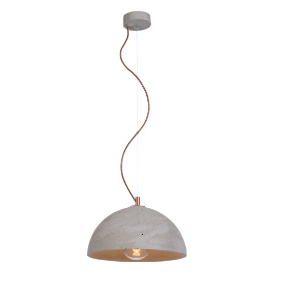 SFERA M betonowa lampa sufitowa, średnica 32 cm