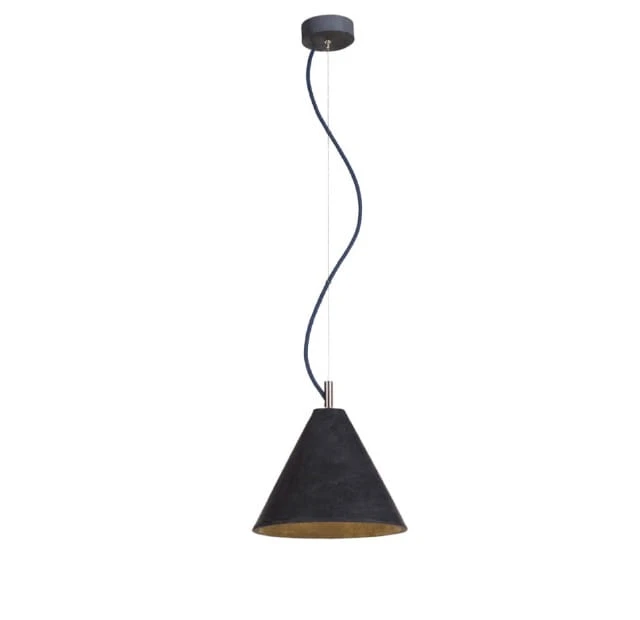 KOBE 3 betonowa lampa sufitowa, wysokość 21 cm