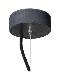 SFERA L betonowa lampa sufitowa, średnica 47 cm
