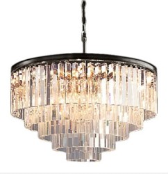 Żyrandol kryształowy kaskada Quartz Fall XL  80cm