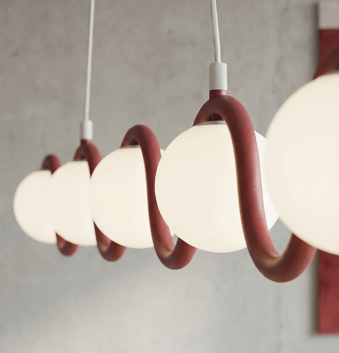 lampa wisząca Sinus Burgundy szczegół.jpg