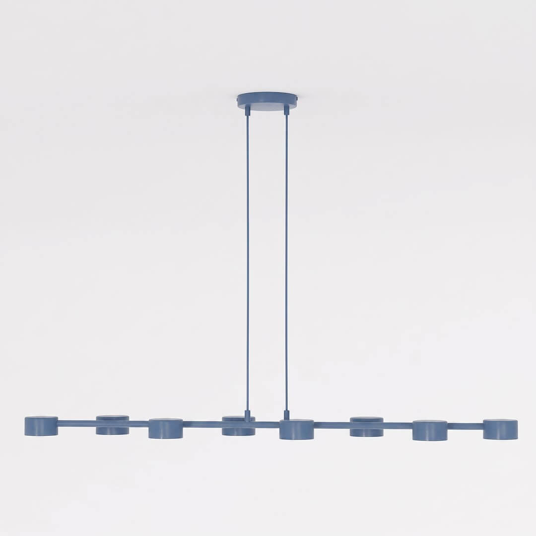 Megara Dusty Blue 8 – długa lampa wisząca z ośmioma kloszami w kolorze Dusty Blue.jpeg