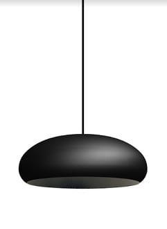 Nowoczesna lampa UFO Cocco czarna Monocolor minimalistyczna loft Domodes