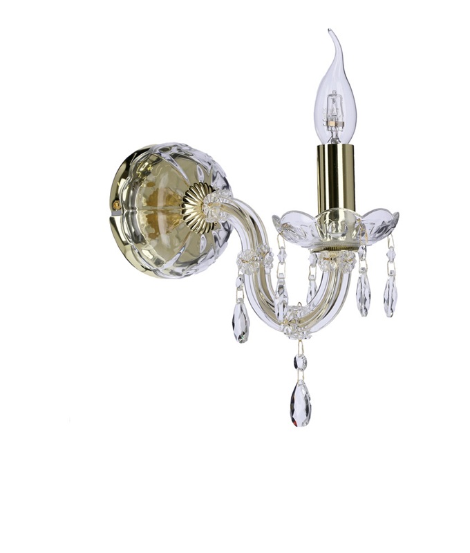 Maria Teresa Gold Crystal złoty kinkiet kryształowy do salonu.jpg